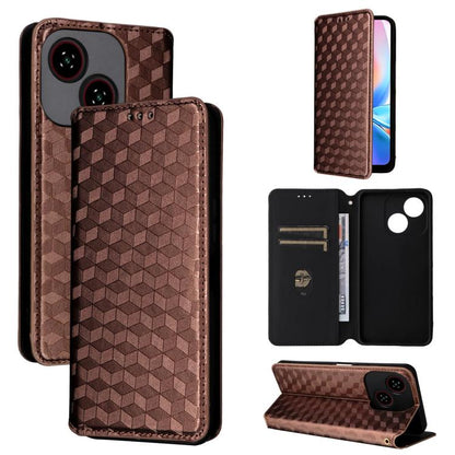Cubic Grid Texture Flip Leather Phone Case, For ZTE nubia Air 5G, For ZTE nubia Z80 UItra, For ZTE nubia RedMagic 11 Pro+, For ZTE Blade A76 4G, For ZTE Blade A76 5G, For ZTE Blade A36 4G / nubia A36 4G, For ZTE nubia Neo 3 5G                          ...