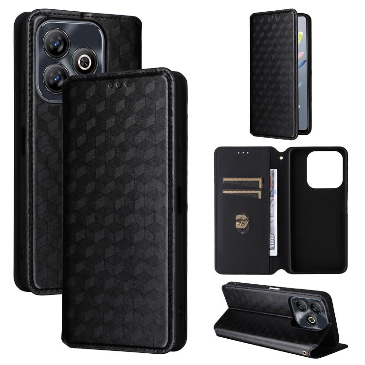 Cubic Grid Texture Flip Leather Phone Case, For ZTE Nubia S 5G / A403ZT, For ZTE Blade V70 Design 4G, For ZTE Blade V70 Max / nubia V70 Max, For ZTE nubia Z70 Ultra, For ZTE Blade V70 4G / nubia V70 4G, For ZTE nubia RedMagic 10 Pro / 10 Pro+          ...