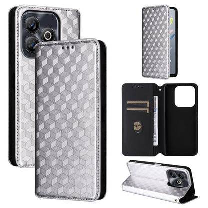 Cubic Grid Texture Flip Leather Phone Case, For ZTE Nubia S 5G / A403ZT, For ZTE Blade V70 Design 4G, For ZTE Blade V70 Max / nubia V70 Max, For ZTE nubia Z70 Ultra, For ZTE Blade V70 4G / nubia V70 4G, For ZTE nubia RedMagic 10 Pro / 10 Pro+          ...