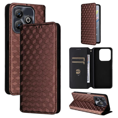 Cubic Grid Texture Flip Leather Phone Case, For ZTE Nubia S 5G / A403ZT, For ZTE Blade V70 Design 4G, For ZTE Blade V70 Max / nubia V70 Max, For ZTE nubia Z70 Ultra, For ZTE Blade V70 4G / nubia V70 4G, For ZTE nubia RedMagic 10 Pro / 10 Pro+          ...