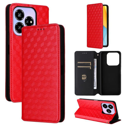 Cubic Grid Texture Flip Leather Phone Case, For ZTE Nubia S 5G / A403ZT, For ZTE Blade V70 Design 4G, For ZTE Blade V70 Max / nubia V70 Max, For ZTE nubia Z70 Ultra, For ZTE Blade V70 4G / nubia V70 4G, For ZTE nubia RedMagic 10 Pro / 10 Pro+          ...