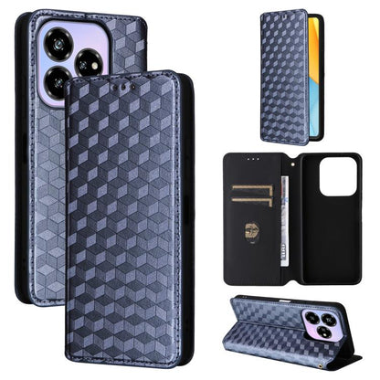 Cubic Grid Texture Flip Leather Phone Case, For ZTE Nubia S 5G / A403ZT, For ZTE Blade V70 Design 4G, For ZTE Blade V70 Max / nubia V70 Max, For ZTE nubia Z70 Ultra, For ZTE Blade V70 4G / nubia V70 4G, For ZTE nubia RedMagic 10 Pro / 10 Pro+          ...