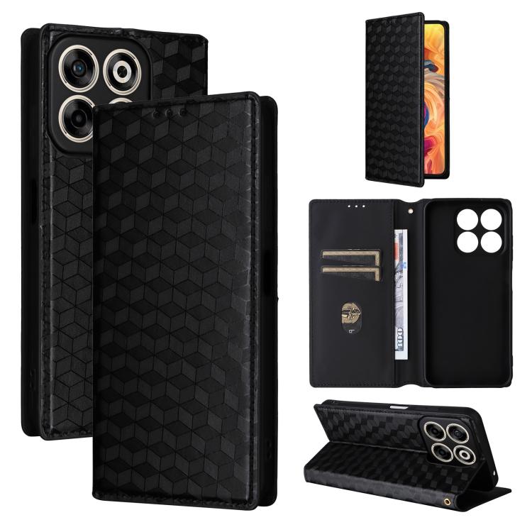Cubic Grid Texture Flip Leather Phone Case, For ZTE Nubia S 5G / A403ZT, For ZTE Blade V70 Design 4G, For ZTE Blade V70 Max / nubia V70 Max, For ZTE nubia Z70 Ultra, For ZTE Blade V70 4G / nubia V70 4G, For ZTE nubia RedMagic 10 Pro / 10 Pro+          ...