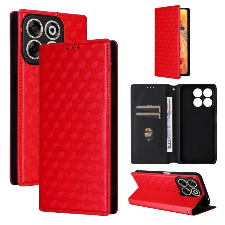 Cubic Grid Texture Flip Leather Phone Case, For ZTE Nubia S 5G / A403ZT, For ZTE Blade V70 Design 4G, For ZTE Blade V70 Max / nubia V70 Max, For ZTE nubia Z70 Ultra, For ZTE Blade V70 4G / nubia V70 4G, For ZTE nubia RedMagic 10 Pro / 10 Pro+          ...