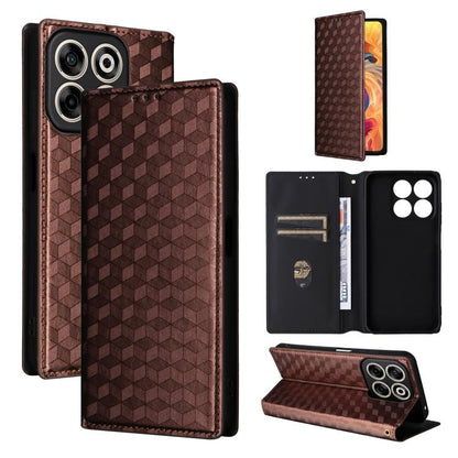 Cubic Grid Texture Flip Leather Phone Case, For ZTE Nubia S 5G / A403ZT, For ZTE Blade V70 Design 4G, For ZTE Blade V70 Max / nubia V70 Max, For ZTE nubia Z70 Ultra, For ZTE Blade V70 4G / nubia V70 4G, For ZTE nubia RedMagic 10 Pro / 10 Pro+          ...