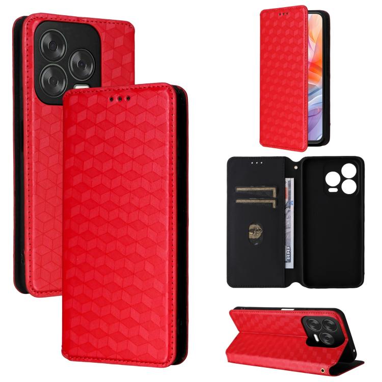 Cubic Grid Texture Flip Leather Phone Case, For ZTE Nubia S 5G / A403ZT, For ZTE Blade V70 Design 4G, For ZTE Blade V70 Max / nubia V70 Max, For ZTE nubia Z70 Ultra, For ZTE Blade V70 4G / nubia V70 4G, For ZTE nubia RedMagic 10 Pro / 10 Pro+          ...