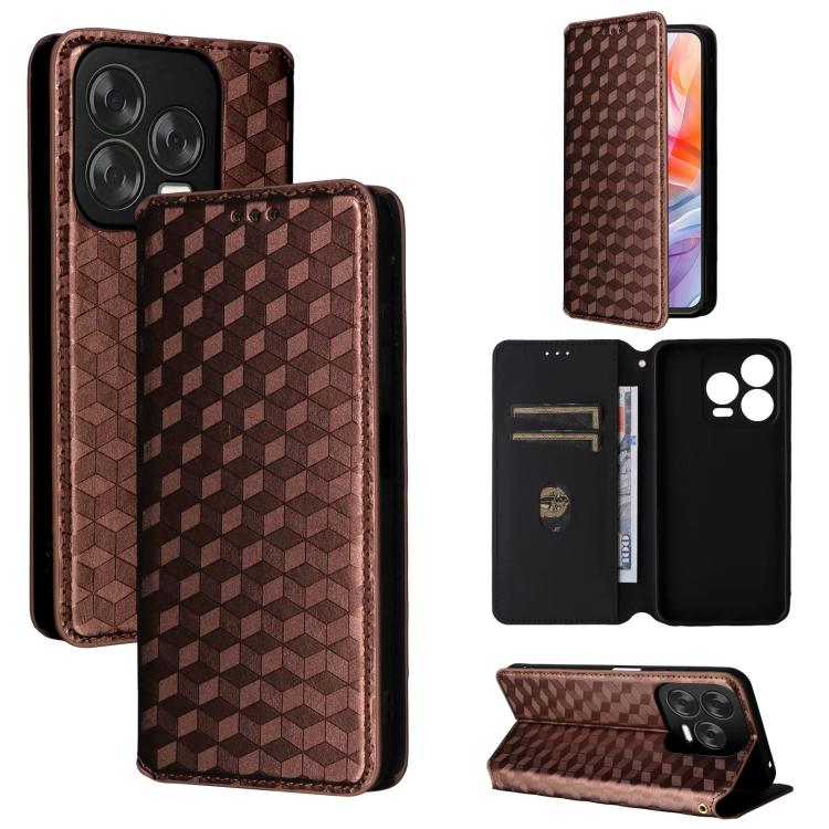 Cubic Grid Texture Flip Leather Phone Case, For ZTE Nubia S 5G / A403ZT, For ZTE Blade V70 Design 4G, For ZTE Blade V70 Max / nubia V70 Max, For ZTE nubia Z70 Ultra, For ZTE Blade V70 4G / nubia V70 4G, For ZTE nubia RedMagic 10 Pro / 10 Pro+          ...