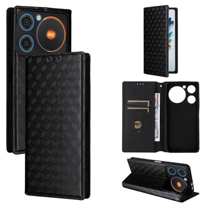 Cubic Grid Texture Flip Leather Phone Case, For ZTE nubia Focus Pro 5G, For ZTE nubia Neo 2 5G, For ZTE nubia Music / Z2353, For ZTE Blade A34, For ZTE Libero 5G IV / nubia LVY, For ZTE nubia Z60 Ultra 5G, For ZTE Blade A54                             ...
