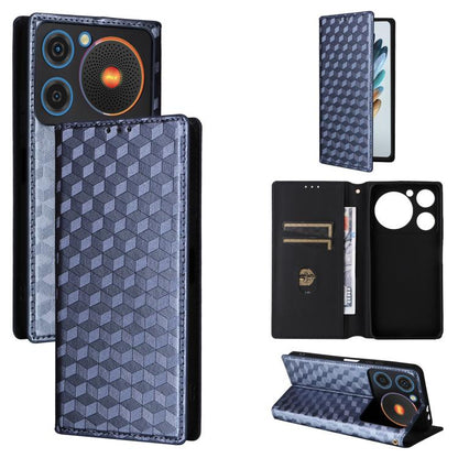 Cubic Grid Texture Flip Leather Phone Case, For ZTE nubia Focus Pro 5G, For ZTE nubia Neo 2 5G, For ZTE nubia Music / Z2353, For ZTE Blade A34, For ZTE Libero 5G IV / nubia LVY, For ZTE nubia Z60 Ultra 5G, For ZTE Blade A54                             ...