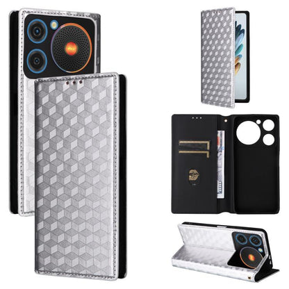 Cubic Grid Texture Flip Leather Phone Case, For ZTE nubia Focus Pro 5G, For ZTE nubia Neo 2 5G, For ZTE nubia Music / Z2353, For ZTE Blade A34, For ZTE Libero 5G IV / nubia LVY, For ZTE nubia Z60 Ultra 5G, For ZTE Blade A54                             ...