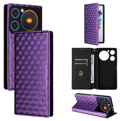 Cubic Grid Texture Flip Leather Phone Case, For ZTE nubia Focus Pro 5G, For ZTE nubia Neo 2 5G, For ZTE nubia Music / Z2353, For ZTE Blade A34, For ZTE Libero 5G IV / nubia LVY, For ZTE nubia Z60 Ultra 5G, For ZTE Blade A54                             ...