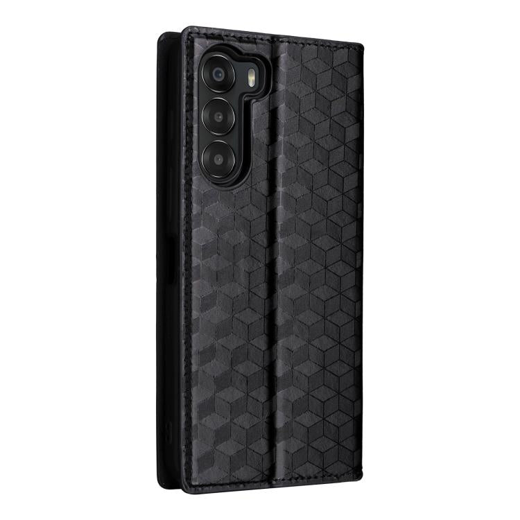 Cubic Grid Texture Flip Leather Phone Case, For ZTE Nubia S 5G / A403ZT, For ZTE Blade V70 Design 4G, For ZTE Blade V70 Max / nubia V70 Max, For ZTE nubia Z70 Ultra, For ZTE Blade V70 4G / nubia V70 4G, For ZTE nubia RedMagic 10 Pro / 10 Pro+          ...