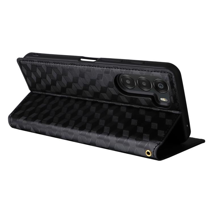 Cubic Grid Texture Flip Leather Phone Case, For ZTE Nubia S 5G / A403ZT, For ZTE Blade V70 Design 4G, For ZTE Blade V70 Max / nubia V70 Max, For ZTE nubia Z70 Ultra, For ZTE Blade V70 4G / nubia V70 4G, For ZTE nubia RedMagic 10 Pro / 10 Pro+          ...