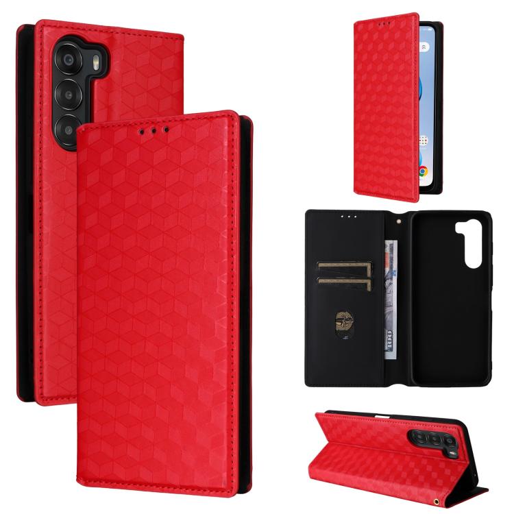 Cubic Grid Texture Flip Leather Phone Case, For ZTE Nubia S 5G / A403ZT, For ZTE Blade V70 Design 4G, For ZTE Blade V70 Max / nubia V70 Max, For ZTE nubia Z70 Ultra, For ZTE Blade V70 4G / nubia V70 4G, For ZTE nubia RedMagic 10 Pro / 10 Pro+          ...