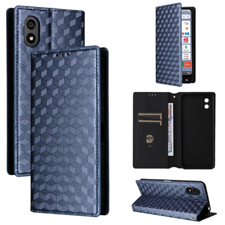 Cubic Grid Texture Flip Leather Phone Case, For ZTE nubia Air 5G, For ZTE nubia Z80 UItra, For ZTE nubia RedMagic 11 Pro+, For ZTE Blade A76 4G, For ZTE Blade A76 5G, For ZTE Blade A36 4G / nubia A36 4G, For ZTE nubia Neo 3 5G                          ...