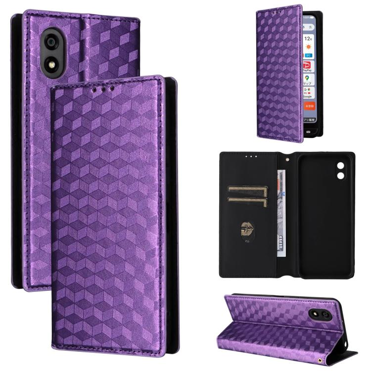 Cubic Grid Texture Flip Leather Phone Case, For ZTE nubia Air 5G, For ZTE nubia Z80 UItra, For ZTE nubia RedMagic 11 Pro+, For ZTE Blade A76 4G, For ZTE Blade A76 5G, For ZTE Blade A36 4G / nubia A36 4G, For ZTE nubia Neo 3 5G                          ...