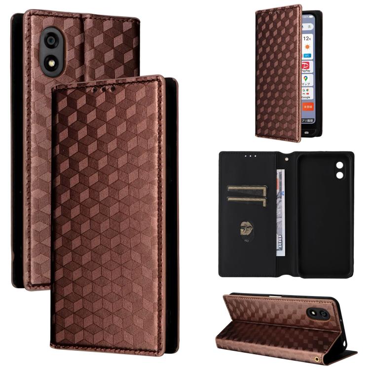 Cubic Grid Texture Flip Leather Phone Case, For ZTE nubia Air 5G, For ZTE nubia Z80 UItra, For ZTE nubia RedMagic 11 Pro+, For ZTE Blade A76 4G, For ZTE Blade A76 5G, For ZTE Blade A36 4G / nubia A36 4G, For ZTE nubia Neo 3 5G                          ...