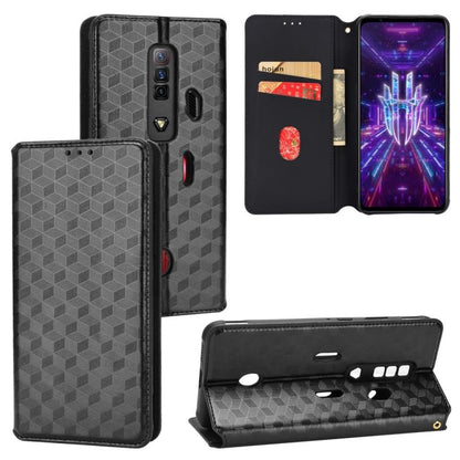 Cubic Grid Texture Flip Leather Phone Case, For ZTE Blade A32, For ZTE nubia RedMagic 8 Pro 5G / 8 Pro+, For ZTE Libero 5G III / A202ZT, For ZTE Blade A72 / V40 Vita, For ZTE nubia RedMagic 7, For ZTE Libero 5G II, For ZTE Blade L9                     ...