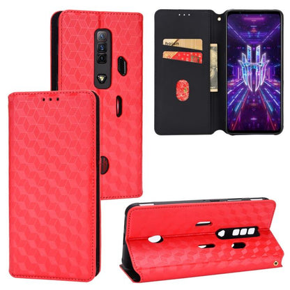 Cubic Grid Texture Flip Leather Phone Case, For ZTE Blade A32, For ZTE nubia RedMagic 8 Pro 5G / 8 Pro+, For ZTE Libero 5G III / A202ZT, For ZTE Blade A72 / V40 Vita, For ZTE nubia RedMagic 7, For ZTE Libero 5G II, For ZTE Blade L9                     ...