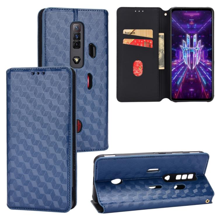 Cubic Grid Texture Flip Leather Phone Case, For ZTE Blade A32, For ZTE nubia RedMagic 8 Pro 5G / 8 Pro+, For ZTE Libero 5G III / A202ZT, For ZTE Blade A72 / V40 Vita, For ZTE nubia RedMagic 7, For ZTE Libero 5G II, For ZTE Blade L9                     ...