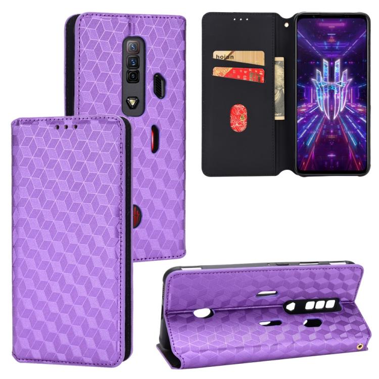 Cubic Grid Texture Flip Leather Phone Case, For ZTE Blade A32, For ZTE nubia RedMagic 8 Pro 5G / 8 Pro+, For ZTE Libero 5G III / A202ZT, For ZTE Blade A72 / V40 Vita, For ZTE nubia RedMagic 7, For ZTE Libero 5G II, For ZTE Blade L9                     ...
