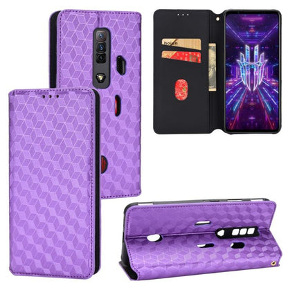 Cubic Grid Texture Flip Leather Phone Case, For ZTE Blade A32, For ZTE nubia RedMagic 8 Pro 5G / 8 Pro+, For ZTE Libero 5G III / A202ZT, For ZTE Blade A72 / V40 Vita, For ZTE nubia RedMagic 7, For ZTE Libero 5G II, For ZTE Blade L9                     ...