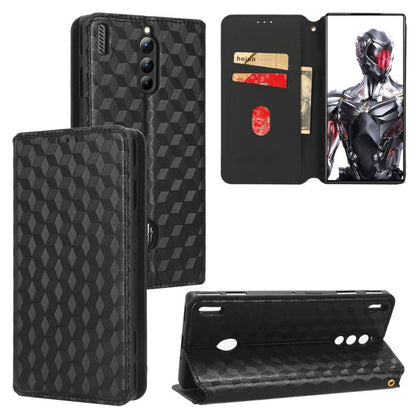 Cubic Grid Texture Flip Leather Phone Case, For ZTE Blade A32, For ZTE nubia RedMagic 8 Pro 5G / 8 Pro+, For ZTE Libero 5G III / A202ZT, For ZTE Blade A72 / V40 Vita, For ZTE nubia RedMagic 7, For ZTE Libero 5G II, For ZTE Blade L9                     ...