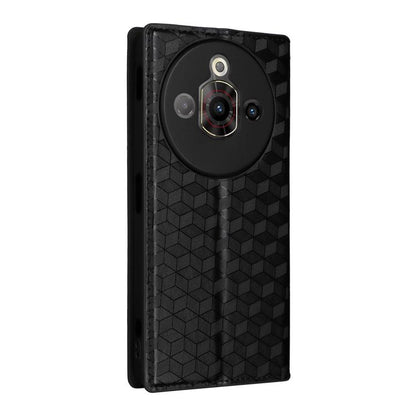 Cubic Grid Texture Flip Leather Phone Case, For ZTE nubia Focus Pro 5G, For ZTE nubia Neo 2 5G, For ZTE nubia Music / Z2353, For ZTE Blade A34, For ZTE Libero 5G IV / nubia LVY, For ZTE nubia Z60 Ultra 5G, For ZTE Blade A54                             ...