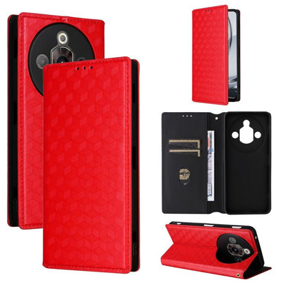 Cubic Grid Texture Flip Leather Phone Case, For ZTE nubia Focus Pro 5G, For ZTE nubia Neo 2 5G, For ZTE nubia Music / Z2353, For ZTE Blade A34, For ZTE Libero 5G IV / nubia LVY, For ZTE nubia Z60 Ultra 5G, For ZTE Blade A54                             ...
