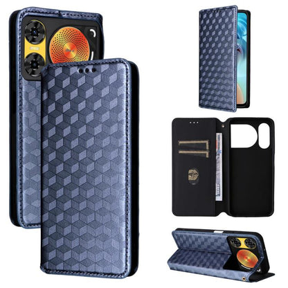 Cubic Grid Texture Flip Leather Phone Case, For ZTE nubia Air 5G, For ZTE nubia Z80 UItra, For ZTE nubia RedMagic 11 Pro+, For ZTE Blade A76 4G, For ZTE Blade A76 5G, For ZTE Blade A36 4G / nubia A36 4G, For ZTE nubia Neo 3 5G                          ...