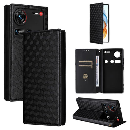 Cubic Grid Texture Flip Leather Phone Case, For ZTE Nubia S 5G / A403ZT, For ZTE Blade V70 Design 4G, For ZTE Blade V70 Max / nubia V70 Max, For ZTE nubia Z70 Ultra, For ZTE Blade V70 4G / nubia V70 4G, For ZTE nubia RedMagic 10 Pro / 10 Pro+          ...