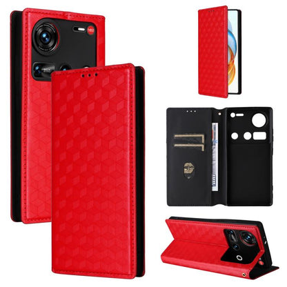 Cubic Grid Texture Flip Leather Phone Case, For ZTE Nubia S 5G / A403ZT, For ZTE Blade V70 Design 4G, For ZTE Blade V70 Max / nubia V70 Max, For ZTE nubia Z70 Ultra, For ZTE Blade V70 4G / nubia V70 4G, For ZTE nubia RedMagic 10 Pro / 10 Pro+          ...