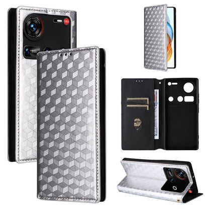 Cubic Grid Texture Flip Leather Phone Case, For ZTE Nubia S 5G / A403ZT, For ZTE Blade V70 Design 4G, For ZTE Blade V70 Max / nubia V70 Max, For ZTE nubia Z70 Ultra, For ZTE Blade V70 4G / nubia V70 4G, For ZTE nubia RedMagic 10 Pro / 10 Pro+          ...