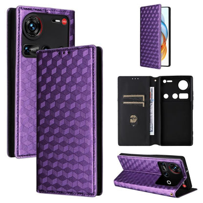 Cubic Grid Texture Flip Leather Phone Case, For ZTE Nubia S 5G / A403ZT, For ZTE Blade V70 Design 4G, For ZTE Blade V70 Max / nubia V70 Max, For ZTE nubia Z70 Ultra, For ZTE Blade V70 4G / nubia V70 4G, For ZTE nubia RedMagic 10 Pro / 10 Pro+          ...