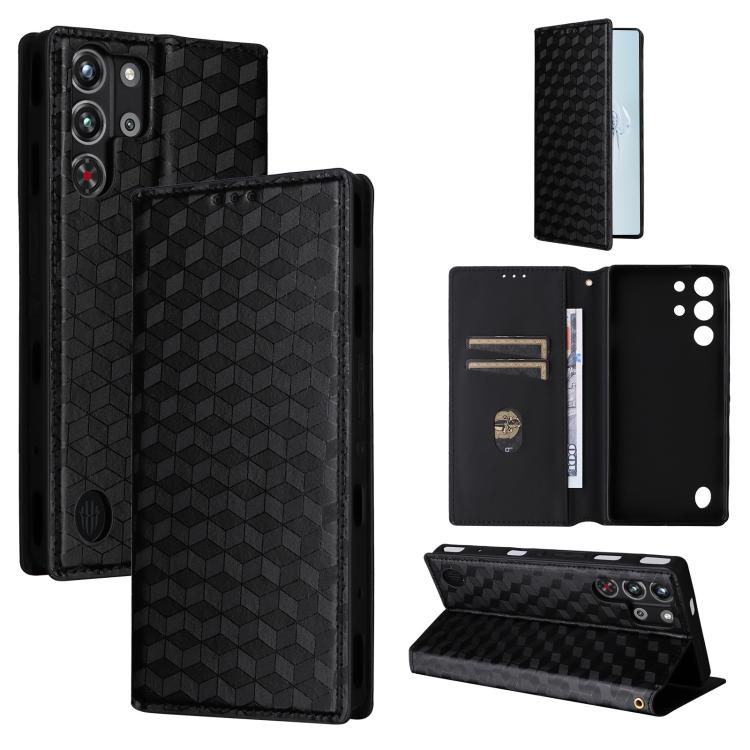 Cubic Grid Texture Flip Leather Phone Case, For ZTE Nubia S 5G / A403ZT, For ZTE Blade V70 Design 4G, For ZTE Blade V70 Max / nubia V70 Max, For ZTE nubia Z70 Ultra, For ZTE Blade V70 4G / nubia V70 4G, For ZTE nubia RedMagic 10 Pro / 10 Pro+          ...
