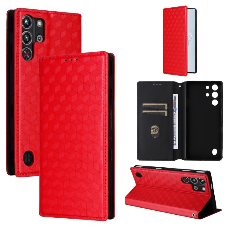 Cubic Grid Texture Flip Leather Phone Case, For ZTE Nubia S 5G / A403ZT, For ZTE Blade V70 Design 4G, For ZTE Blade V70 Max / nubia V70 Max, For ZTE nubia Z70 Ultra, For ZTE Blade V70 4G / nubia V70 4G, For ZTE nubia RedMagic 10 Pro / 10 Pro+          ...