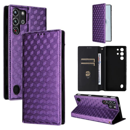 Cubic Grid Texture Flip Leather Phone Case, For ZTE Nubia S 5G / A403ZT, For ZTE Blade V70 Design 4G, For ZTE Blade V70 Max / nubia V70 Max, For ZTE nubia Z70 Ultra, For ZTE Blade V70 4G / nubia V70 4G, For ZTE nubia RedMagic 10 Pro / 10 Pro+          ...