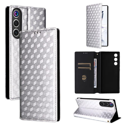 Cubic Grid Texture Flip Leather Phone Case, For ZTE nubia Air 5G, For ZTE nubia Z80 UItra, For ZTE nubia RedMagic 11 Pro+, For ZTE Blade A76 4G, For ZTE Blade A76 5G, For ZTE Blade A36 4G / nubia A36 4G, For ZTE nubia Neo 3 5G                          ...