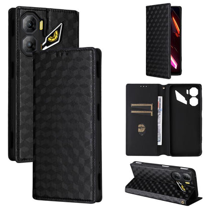 Cubic Grid Texture Flip Leather Phone Case, For ZTE nubia Air 5G, For ZTE nubia Z80 UItra, For ZTE nubia RedMagic 11 Pro+, For ZTE Blade A76 4G, For ZTE Blade A76 5G, For ZTE Blade A36 4G / nubia A36 4G, For ZTE nubia Neo 3 5G                          ...