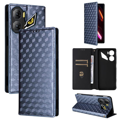 Cubic Grid Texture Flip Leather Phone Case, For ZTE nubia Air 5G, For ZTE nubia Z80 UItra, For ZTE nubia RedMagic 11 Pro+, For ZTE Blade A76 4G, For ZTE Blade A76 5G, For ZTE Blade A36 4G / nubia A36 4G, For ZTE nubia Neo 3 5G                          ...