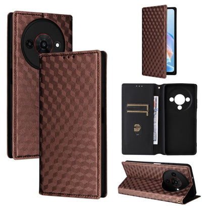 Cubic Grid Texture Flip Leather Phone Case, For ZTE nubia Air 5G, For ZTE nubia Z80 UItra, For ZTE nubia RedMagic 11 Pro+, For ZTE Blade A76 4G, For ZTE Blade A76 5G, For ZTE Blade A36 4G / nubia A36 4G, For ZTE nubia Neo 3 5G                          ...