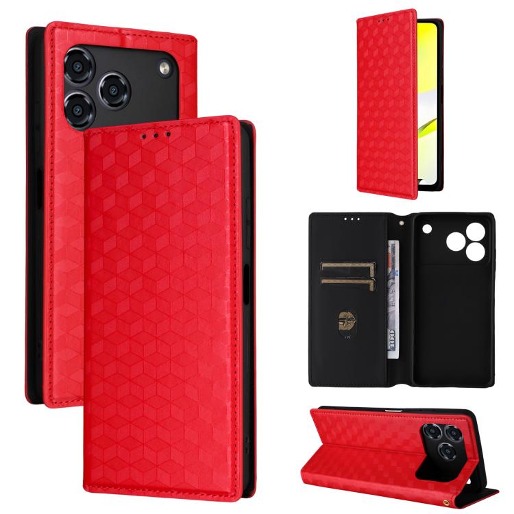 Cubic Grid Texture Flip Leather Phone Case, For ZTE nubia Air 5G, For ZTE nubia Z80 UItra, For ZTE nubia RedMagic 11 Pro+, For ZTE Blade A76 4G, For ZTE Blade A76 5G, For ZTE Blade A36 4G / nubia A36 4G, For ZTE nubia Neo 3 5G                          ...