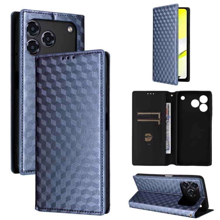 Cubic Grid Texture Flip Leather Phone Case, For ZTE nubia Air 5G, For ZTE nubia Z80 UItra, For ZTE nubia RedMagic 11 Pro+, For ZTE Blade A76 4G, For ZTE Blade A76 5G, For ZTE Blade A36 4G / nubia A36 4G, For ZTE nubia Neo 3 5G                          ...
