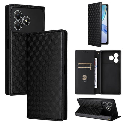 Cubic Grid Texture Flip Leather Phone Case, For ZTE nubia Air 5G, For ZTE nubia Z80 UItra, For ZTE nubia RedMagic 11 Pro+, For ZTE Blade A76 4G, For ZTE Blade A76 5G, For ZTE Blade A36 4G / nubia A36 4G, For ZTE nubia Neo 3 5G                          ...