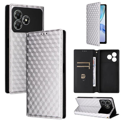 Cubic Grid Texture Flip Leather Phone Case, For ZTE nubia Air 5G, For ZTE nubia Z80 UItra, For ZTE nubia RedMagic 11 Pro+, For ZTE Blade A76 4G, For ZTE Blade A76 5G, For ZTE Blade A36 4G / nubia A36 4G, For ZTE nubia Neo 3 5G                          ...