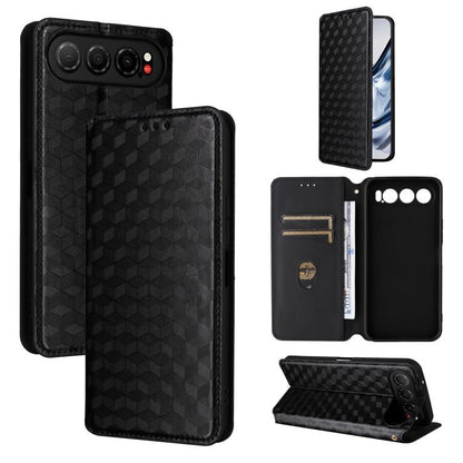 Cubic Grid Texture Flip Leather Phone Case, For ZTE nubia Air 5G, For ZTE nubia Z80 UItra, For ZTE nubia RedMagic 11 Pro+, For ZTE Blade A76 4G, For ZTE Blade A76 5G, For ZTE Blade A36 4G / nubia A36 4G, For ZTE nubia Neo 3 5G                          ...