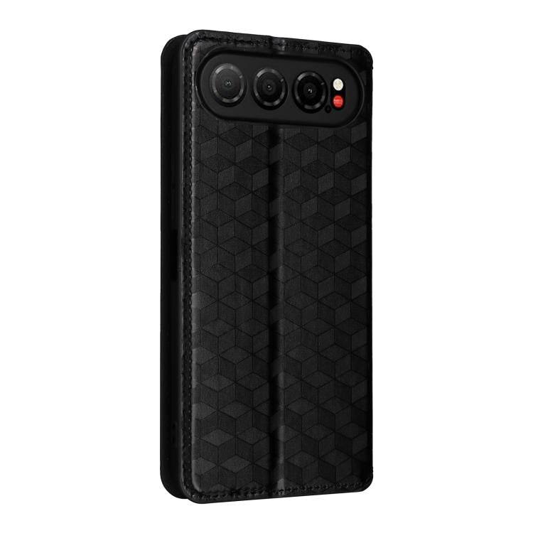 Cubic Grid Texture Flip Leather Phone Case, For ZTE nubia Air 5G, For ZTE nubia Z80 UItra, For ZTE nubia RedMagic 11 Pro+, For ZTE Blade A76 4G, For ZTE Blade A76 5G, For ZTE Blade A36 4G / nubia A36 4G, For ZTE nubia Neo 3 5G                          ...
