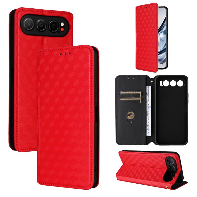 Cubic Grid Texture Flip Leather Phone Case, For ZTE nubia Air 5G, For ZTE nubia Z80 UItra, For ZTE nubia RedMagic 11 Pro+, For ZTE Blade A76 4G, For ZTE Blade A76 5G, For ZTE Blade A36 4G / nubia A36 4G, For ZTE nubia Neo 3 5G                          ...