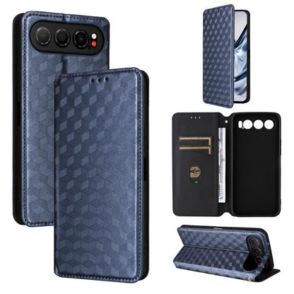 Cubic Grid Texture Flip Leather Phone Case, For ZTE nubia Air 5G, For ZTE nubia Z80 UItra, For ZTE nubia RedMagic 11 Pro+, For ZTE Blade A76 4G, For ZTE Blade A76 5G, For ZTE Blade A36 4G / nubia A36 4G, For ZTE nubia Neo 3 5G                          ...