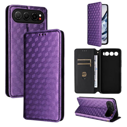 Cubic Grid Texture Flip Leather Phone Case, For ZTE nubia Air 5G, For ZTE nubia Z80 UItra, For ZTE nubia RedMagic 11 Pro+, For ZTE Blade A76 4G, For ZTE Blade A76 5G, For ZTE Blade A36 4G / nubia A36 4G, For ZTE nubia Neo 3 5G                          ...
